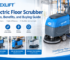 walkie behind floor scrubber